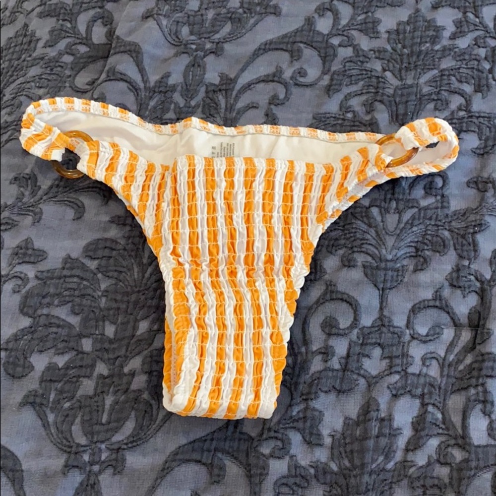 Smocked bikini bottoms
